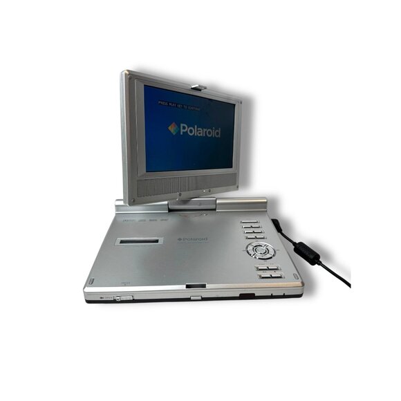 Polaroid 7" Portable DVD Player PDM-0723 Silver Working Original Box - Picture 6 of 16